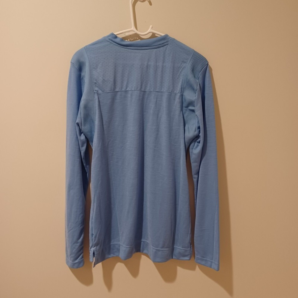 NEW Nike Dri-FIT Team Player Long Sleeve UV Football Shirt CW3539-448 Blue Sz S - Picture 6 of 8